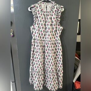 J. Crew Sleeveless floral Midi Dress